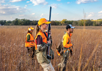 Harleigh Lisius hunting pheasants