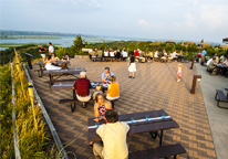 Guests at Niobrara State Park Lodge