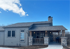 Exterior of new cabin at Mahoney State Park