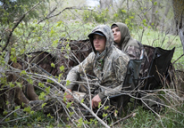 Turkey hunters in the field
