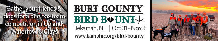 Ad: Burt County Bird Bounty