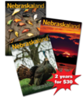 Spread of Nebraskaland Magazine covers