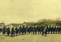 Historical photo of Buffalo Soldiers