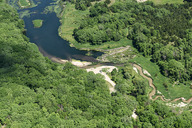 Aerial view of Grove Lake WMA