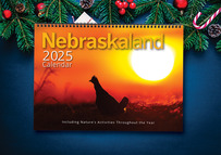 2025 Nebraskaland calendar on holiday background