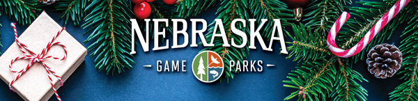 "Nebraska Game and Parks" on a holiday background