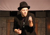 Omaha magician Ryan Chandler performs at Mahoney State Park