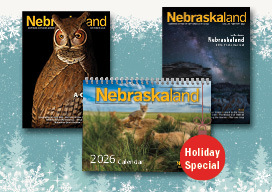 Nebraskaland Magazine products on holiday background