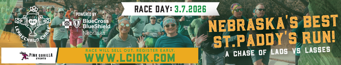 Ad for Leprechaun race at Mahoney