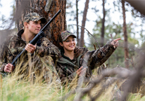 Turkey hunters in the field