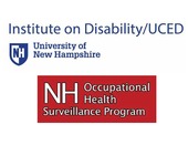 UNH Institute on Disability/UCED and Occupational Health Surveillance Program Logo