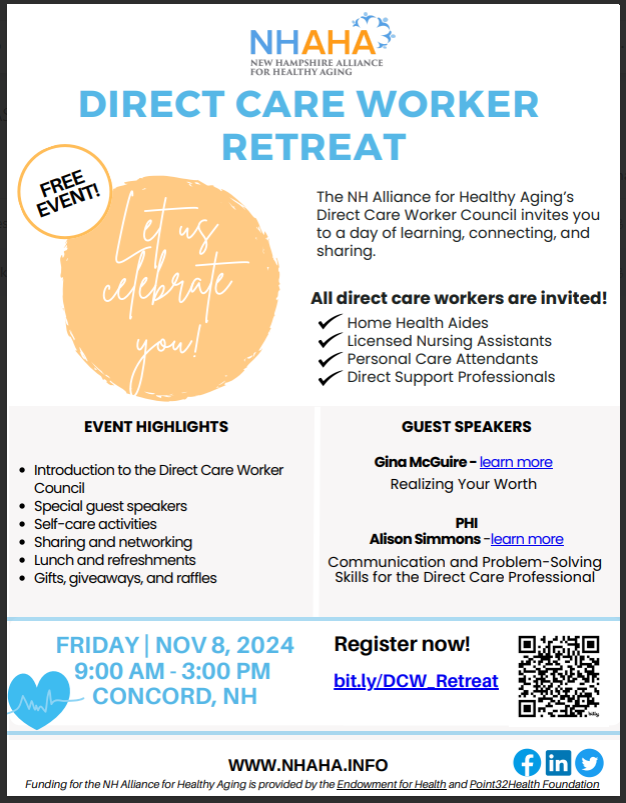 NHAHA Direct Care Worker Retreat