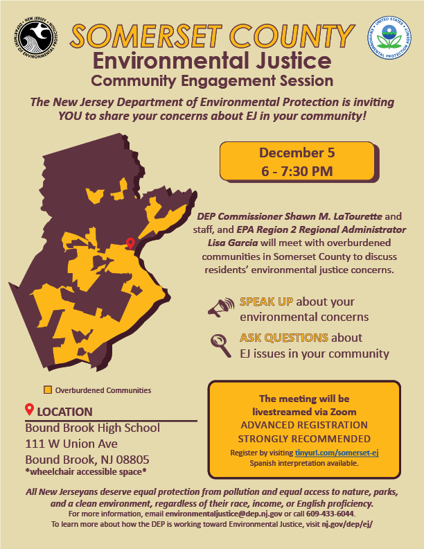 Somerset County EJ Community Engagement Session