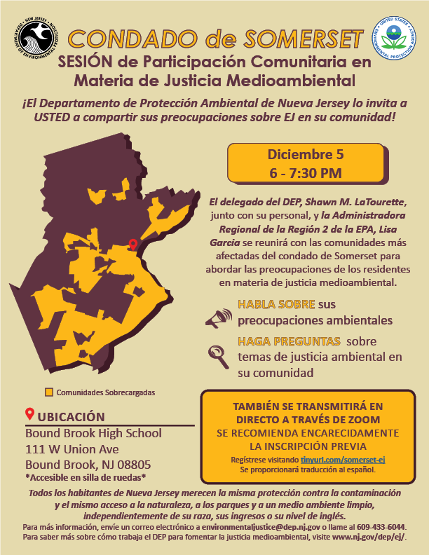 Somerset County EJ Community Engagement Session