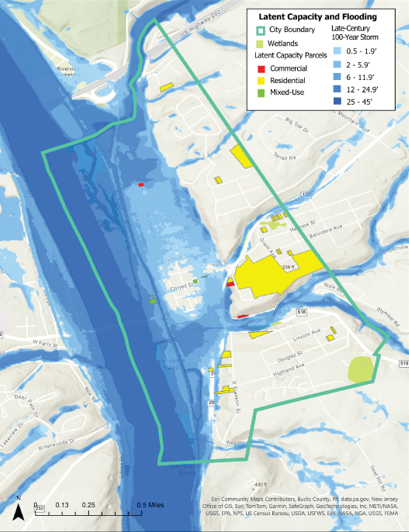 LVille Capacity w Flooding