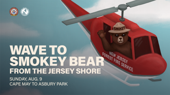 Wave to Smokey Bear from the Jersey Shore