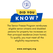 senior tax freeze