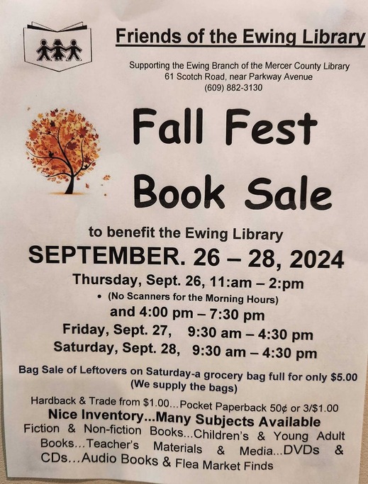 fall fest book sale