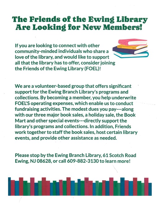 friends of the ewing library