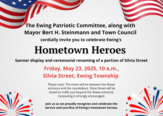 Hometown Heroes invitation