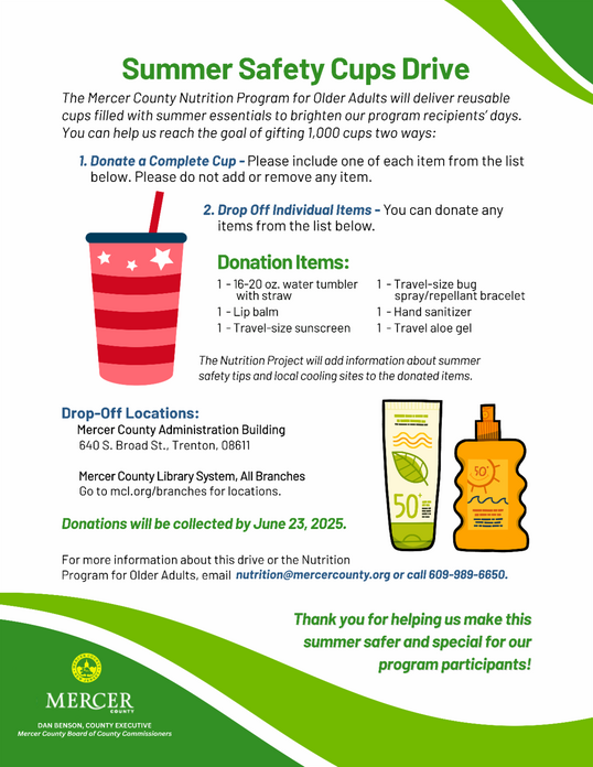 summer safety cup drive