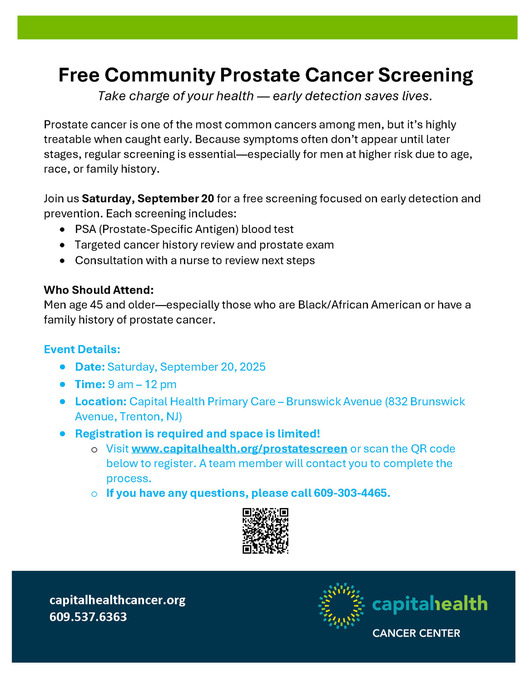 community prostate screening