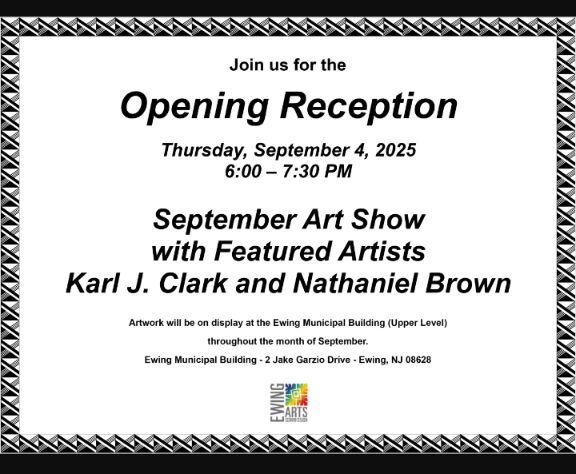 Sept. 4 opening reception