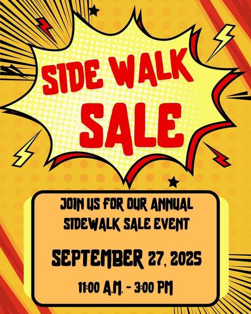 sidewalk sale