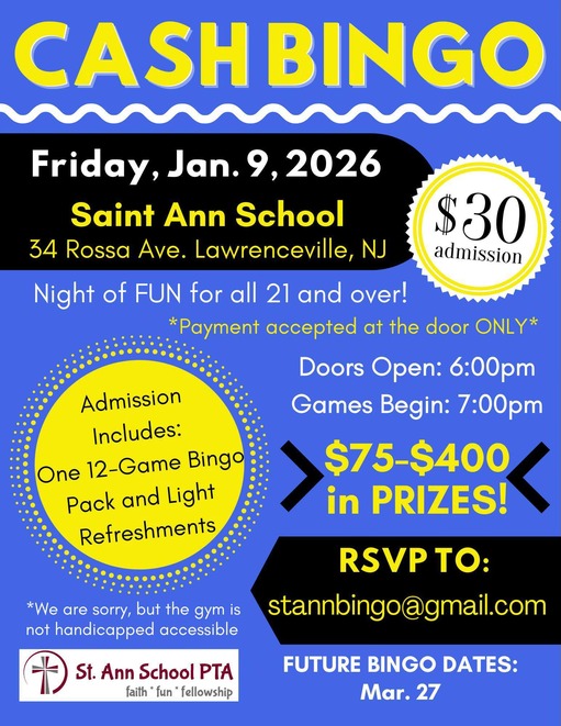 Jan. 9 bingo