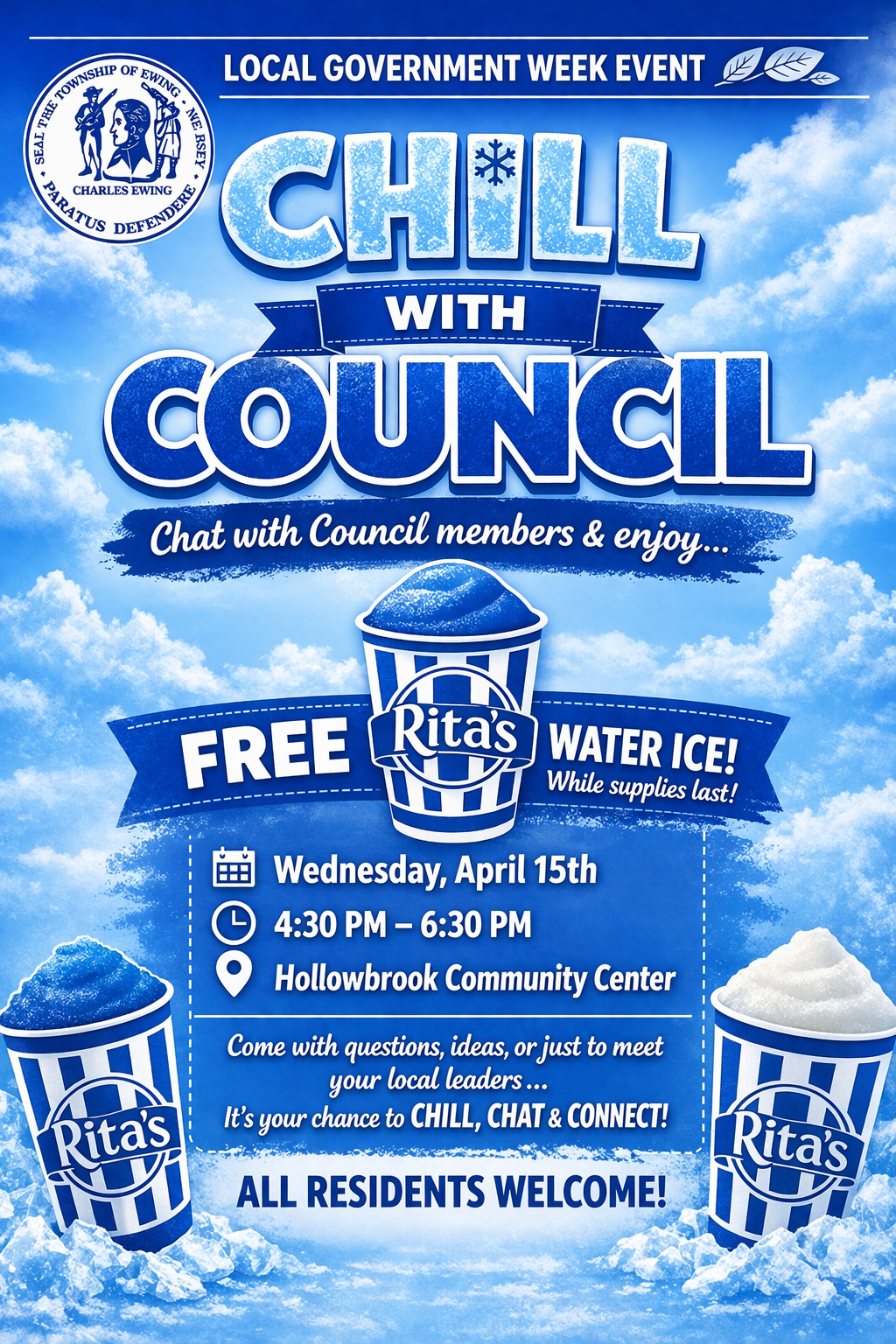 April 15 with council