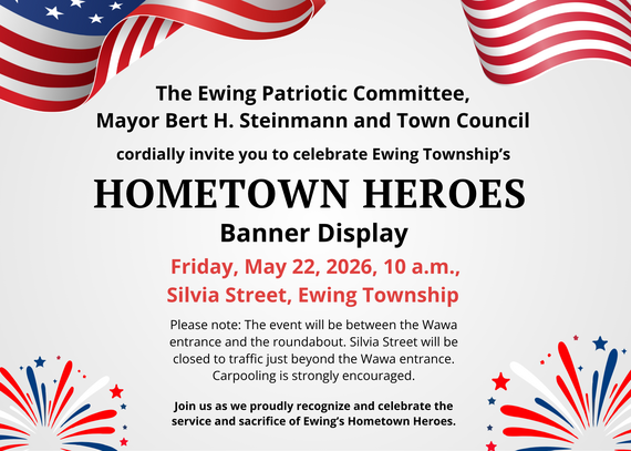 Hometown Heroes invitation