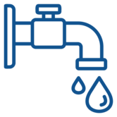 Water faucet with drip