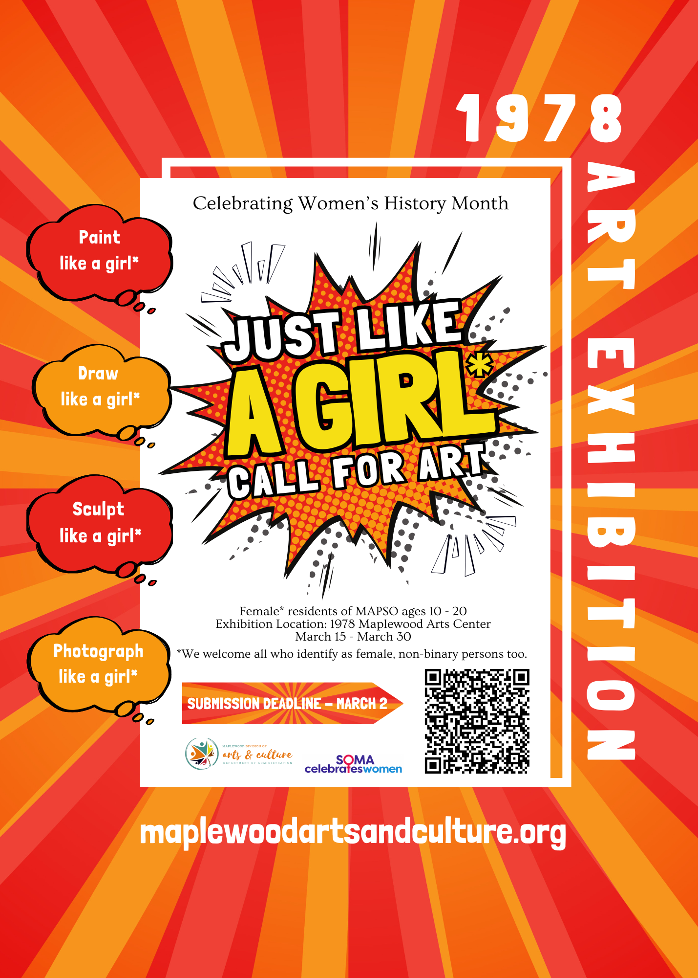 null girls art contest