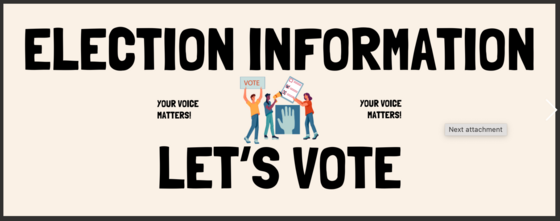 election season banner