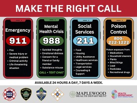 health 911 call numbers