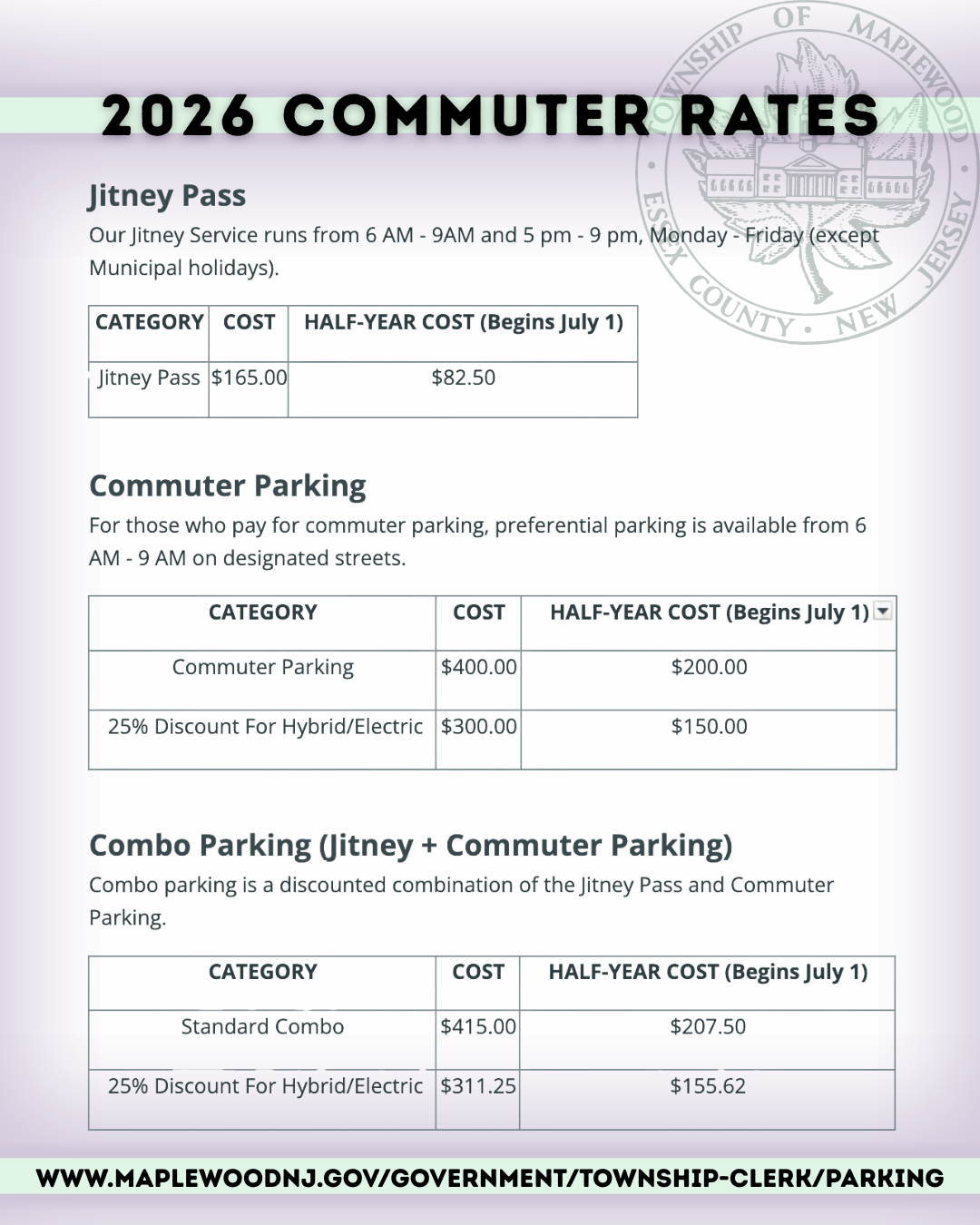 2026 commuter rates (new edit)