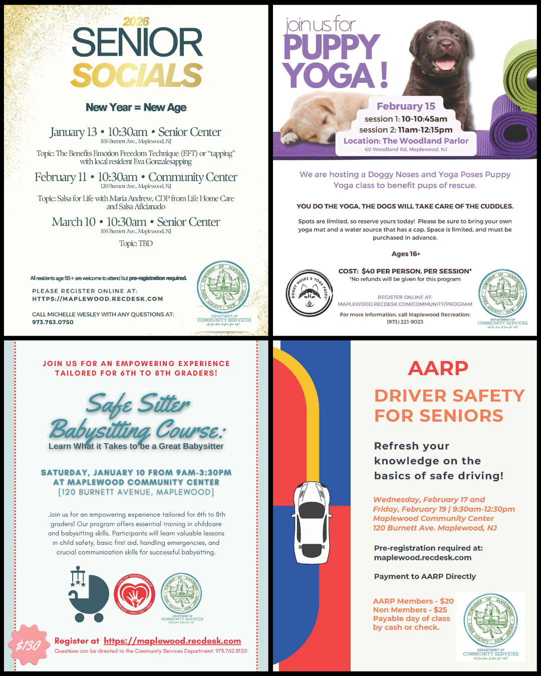 comm serv 4-flyer grid