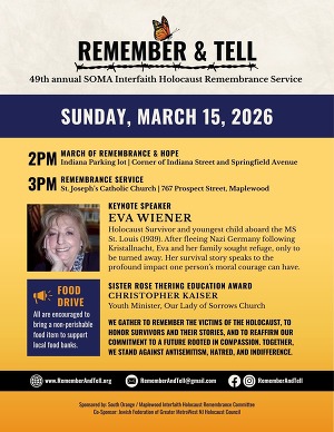 holocaust remembrance flyer