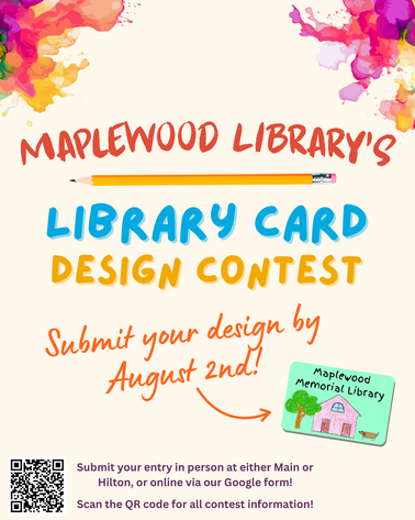 library card art contest