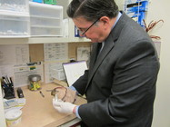 Brian Hughes at Wildlife Center