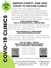 Mercer COVID-19 clinics-June