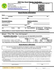 Board Worker application 2022