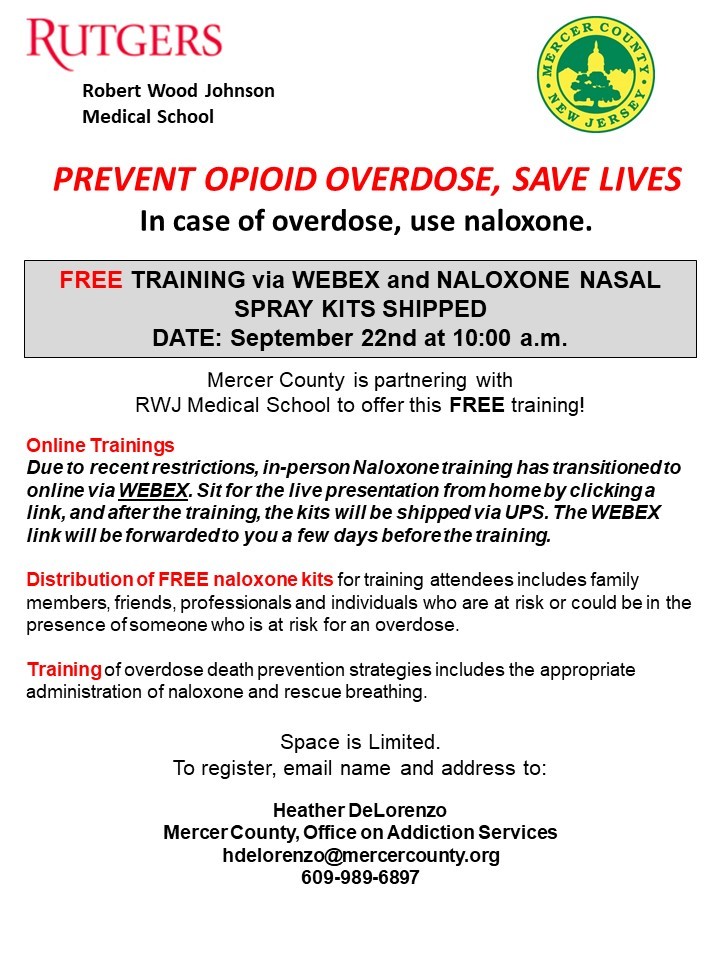 Naloxone Training September 22, 2022