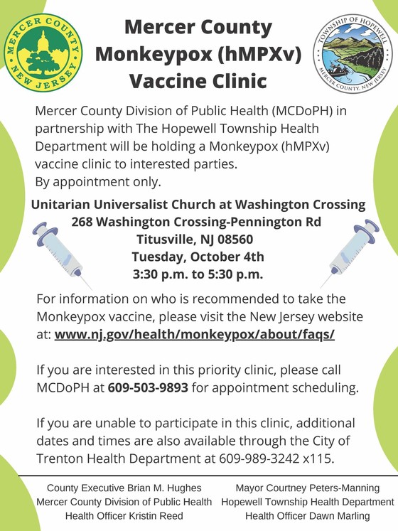 monkeypox clinic hopewell