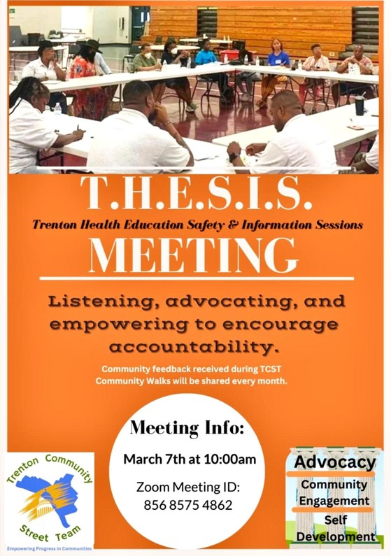 Trenton Community Talk March 7th