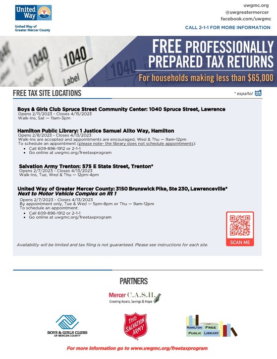 free tax prep english