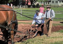 Spring plowing at Howell