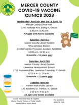 COVID-19 vaccine clinics April-June