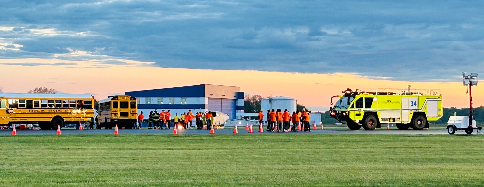 Airport hosts fullscale emergency drill