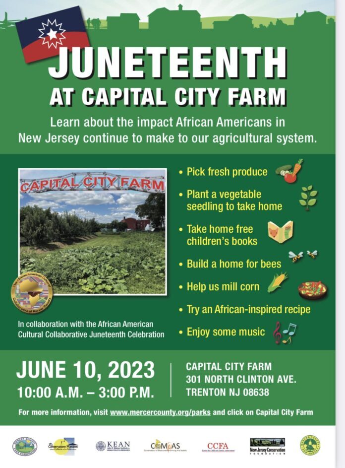 Juneteenth Capital City Farm flyer